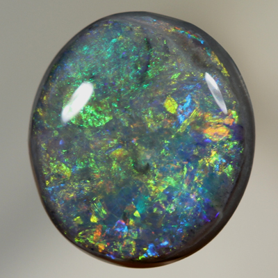 SOLID BLACK OPAL Sparkling bright fire, constant show always SEE VIDEO